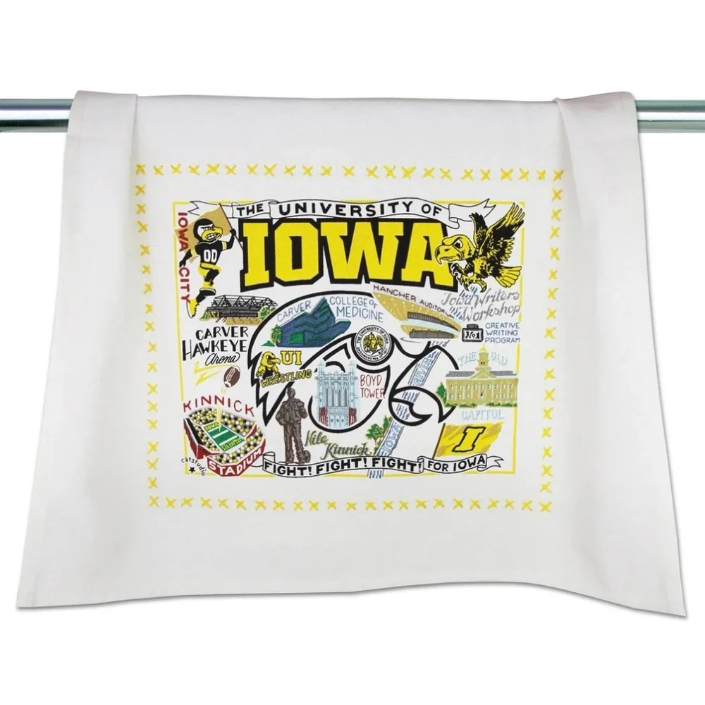 University of Iowa Collegiate Collection Dish/Hand/Bar Towel